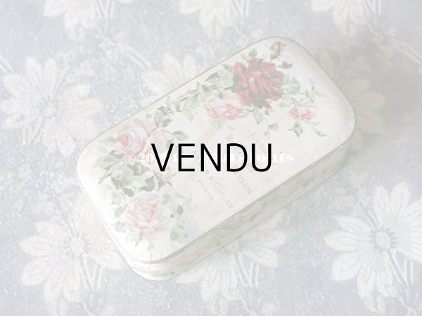 画像3: アンティーク 薔薇のパフュームボックス EXTRAIT BOUQUET DE ROSES - ROGER & GALLET PARIS - (3)