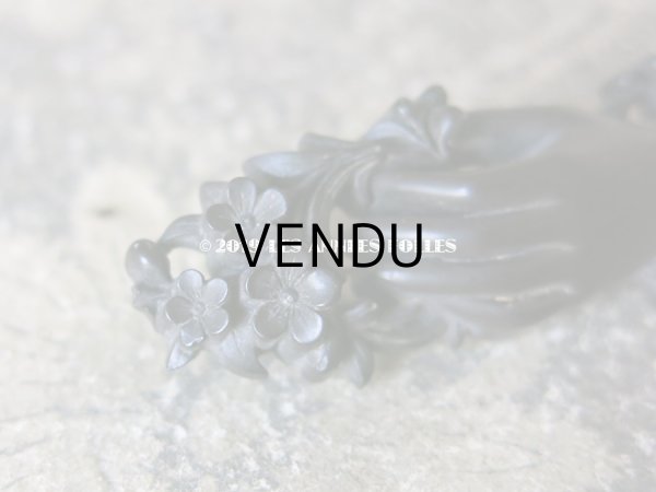 画像4: アンティーク ヴィクトリアン ジュエリー 勿忘草を持つ手のブローチ (4)