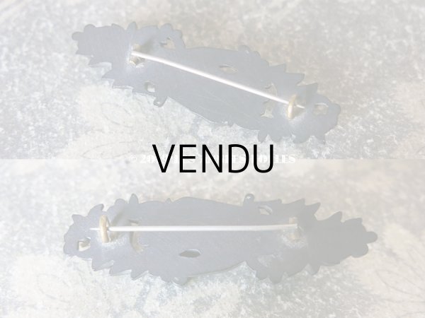 画像6: アンティーク ヴィクトリアン ジュエリー 勿忘草を持つ手のブローチ (6)