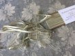画像2: アンティーク  リボン刺繍 & ロココトリム用 シルク製 リボン 4mm幅 カーキ色 約5m RUBANS TRIANON POUR BRODERIES DE STYLE NUANCE 136 (2)