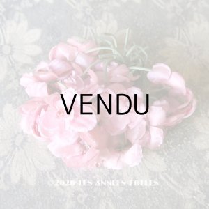 画像: アンティーク ピンクの布花 