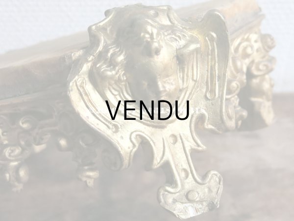 画像10: 19世紀 アンティーク 天使の装飾 教会のの台座 (10)