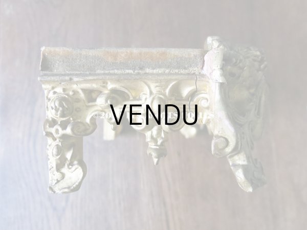 画像8: 19世紀 アンティーク 天使の装飾 教会のの台座 (8)