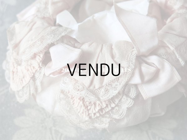 画像7: アンティーク リボンが結ばれた 淡いピンクのオモニエール マリアージュ (7)