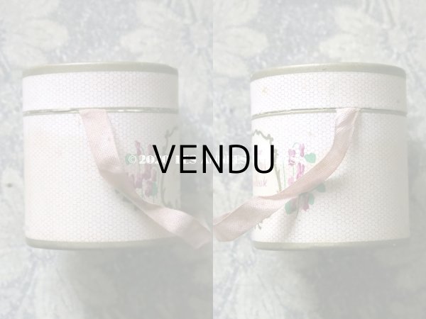 アンティーク 菫の小さなパフュームボックス＆ボトル ESSENCE