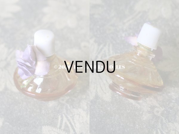 画像2: アンティーク 菫の小さなパフュームボックス＆ボトル  ESSENCE VIOLETTES DE TOULOUSE - BERDOUES FRANCE - (2)