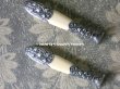 画像4: アンティーク シルバー製 レタリングセット 鈴蘭 ペン軸 & レターオープナー & シーリングスタンプ & ペーパーナイフ (4)
