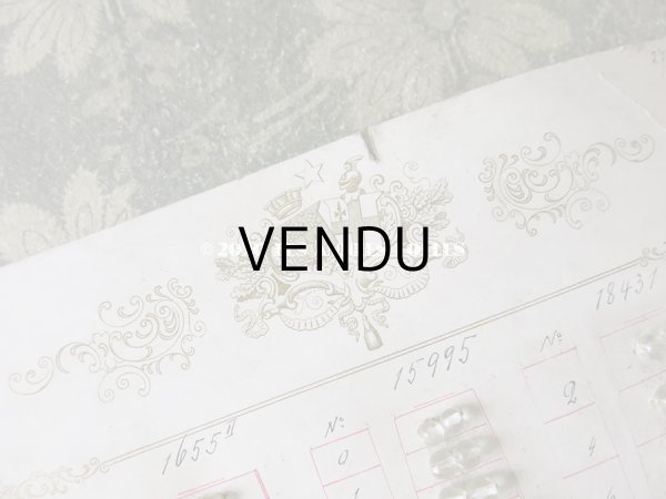 画像4: アンティーク  ロザリオ用ビーズのサンプラー ファセットカット入り ガラス製ビーズ　 (4)