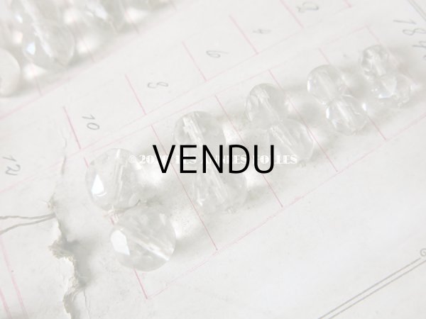 画像8: アンティーク  ロザリオ用ビーズのサンプラー ファセットカット入り ガラス製ビーズ　 (8)