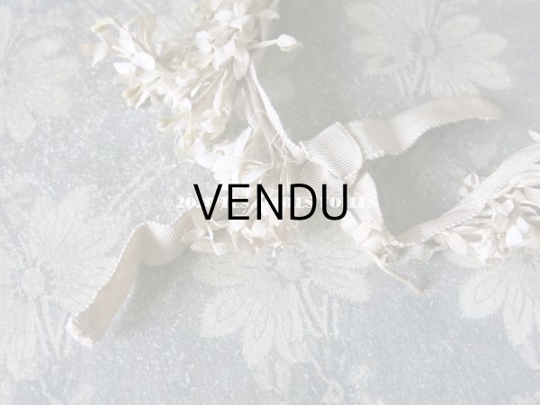 画像7: アンティーク ホワイトライラックの花冠 ヘッドリース　ウェディング 結婚式 ティアラ (7)