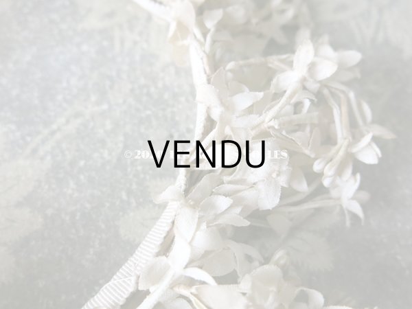 画像5: アンティーク ホワイトライラックの花冠 ヘッドリース　ウェディング 結婚式 ティアラ (5)