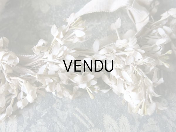 画像6: アンティーク ホワイトライラックの花冠 ヘッドリース　ウェディング 結婚式 ティアラ (6)