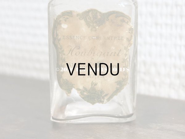 画像5: アンティーク パフュームボトル 百合の紋章 & 薔薇のガーランド ROSE - HOUBIGANT PARIS - (5)