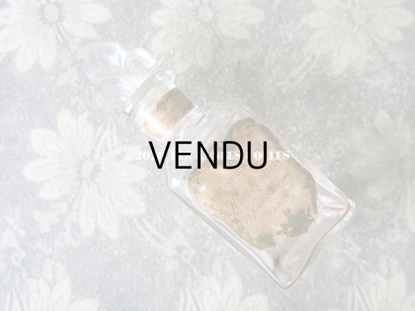 画像6: アンティーク パフュームボトル 百合の紋章 & 薔薇のガーランド ROSE - HOUBIGANT PARIS - (6)