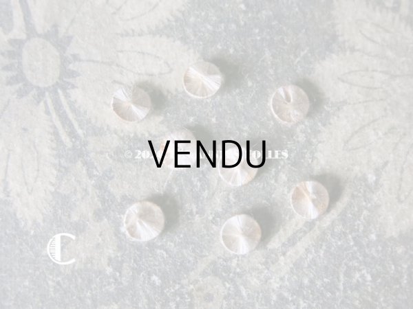 画像10: アンティーク ドール用 シルク製 くるみボタン 極小 7mm 9〜12ピースのセット オフホワイト (10)