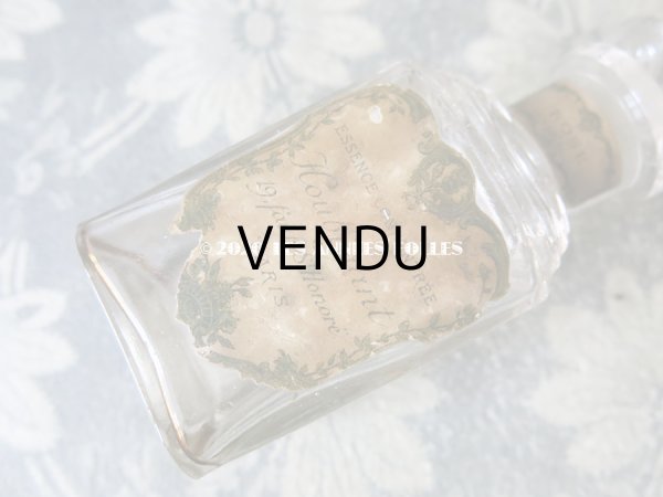 画像7: アンティーク パフュームボトル 百合の紋章 & 薔薇のガーランド ROSE - HOUBIGANT PARIS - (7)