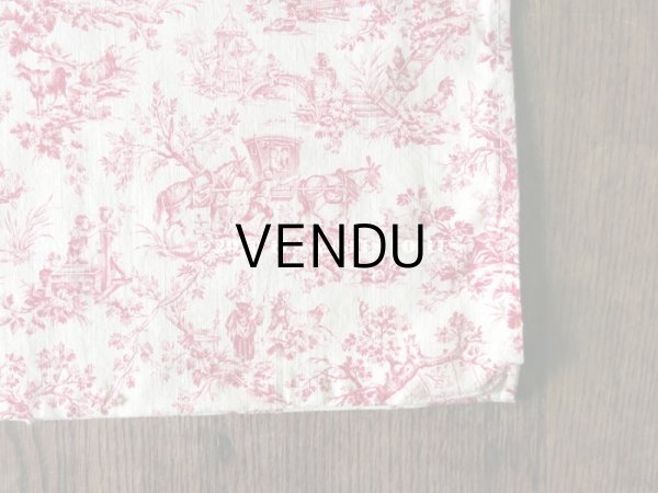 画像10: アンティーク 小さな絵柄 トワル・ド・ジュイ　コットン製ファブリック　 (10)