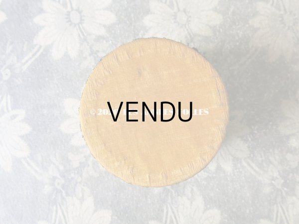 画像9: アンティーク　シルク製ロココモチーフ付 パウダーボックス  (9)