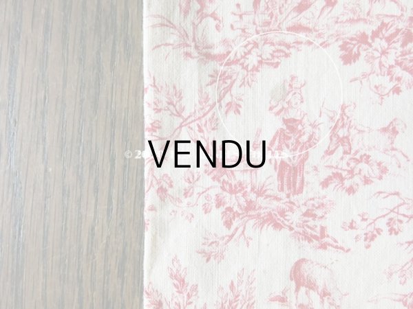 画像12: アンティーク 小さな絵柄 トワル・ド・ジュイ　コットン製ファブリック　 (12)