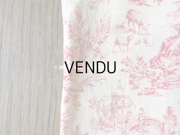 画像11: アンティーク 小さな絵柄 トワル・ド・ジュイ　コットン製ファブリック　 (11)