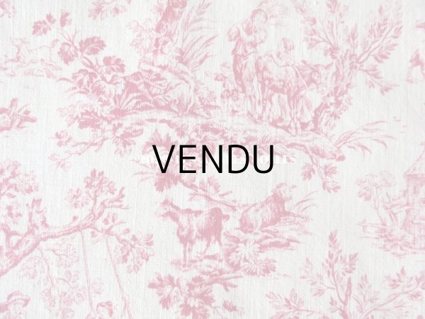 画像8: アンティーク 小さな絵柄 トワル・ド・ジュイ　コットン製ファブリック　 (8)