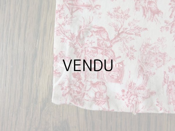 画像15: アンティーク 小さな絵柄 トワル・ド・ジュイ　コットン製ファブリック　 (15)