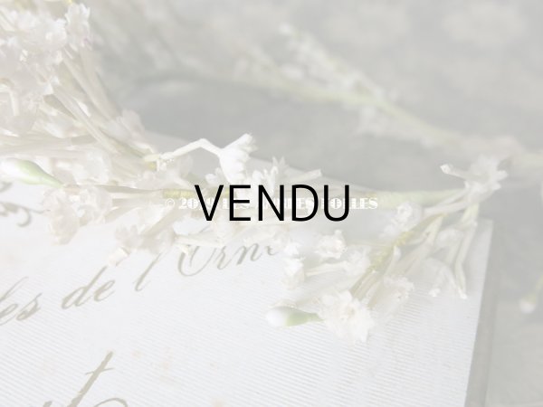 画像5: アンティーク 白い花＆ワックスフラワーの花冠 ヘッドリース ウェディング 結婚式 ティアラ (5)