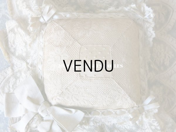 画像6: 1900年代 アンティーク リボンが結ばれた ピンクッション (6)