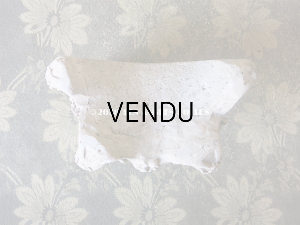 画像5: アンティーク 石膏の小さな台座 リボンのガーランド (5)