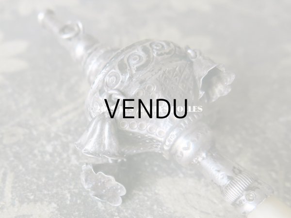 画像12: 19世紀 ナポレオン3世時代 アンティーク ラトル シルバー製  (12)