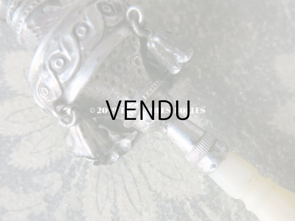 画像9: 19世紀 ナポレオン3世時代 アンティーク ラトル シルバー製  (9)