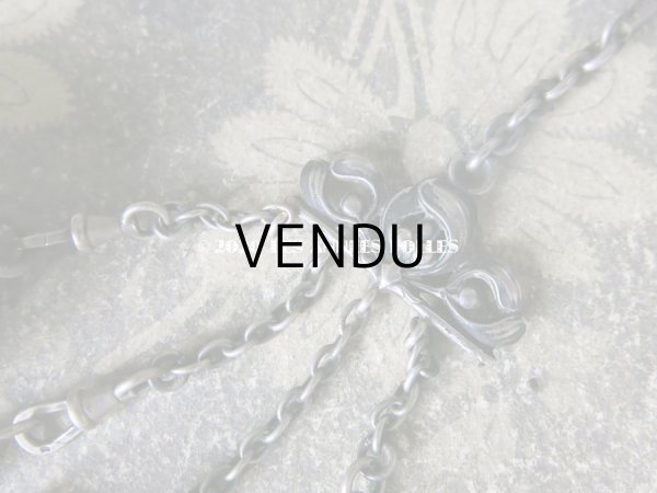 画像17: 1900年代 アンティーク シルバー製 シャトレーヌ ヤドリギ (17)