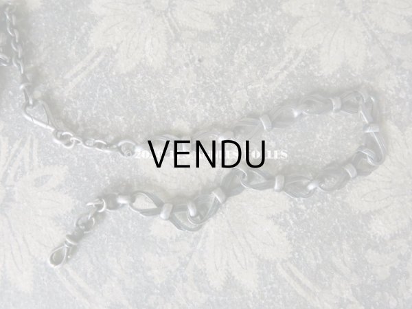 画像20: 1900年代 アンティーク シルバー製 シャトレーヌ ヤドリギ (20)