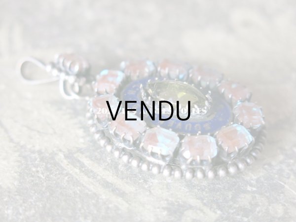 画像5: 19世紀 アンティーク サフィレットのロケットペンダント ルルドの泉のスーベニア ペンダント (5)