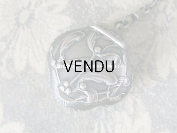 画像3: 1900年代 アンティーク シルバー製 シャトレーヌ ヤドリギ (3)