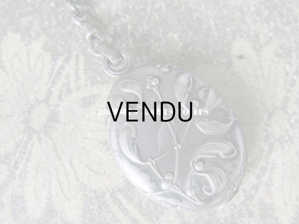 画像13: 1900年代 アンティーク シルバー製 シャトレーヌ ヤドリギ (13)