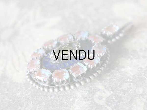 画像4: 19世紀 アンティーク サフィレットのロケットペンダント ルルドの泉のスーベニア ペンダント (4)