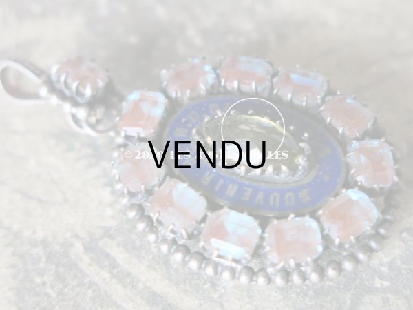 画像8: 19世紀 アンティーク サフィレットのロケットペンダント ルルドの泉のスーベニア ペンダント (8)