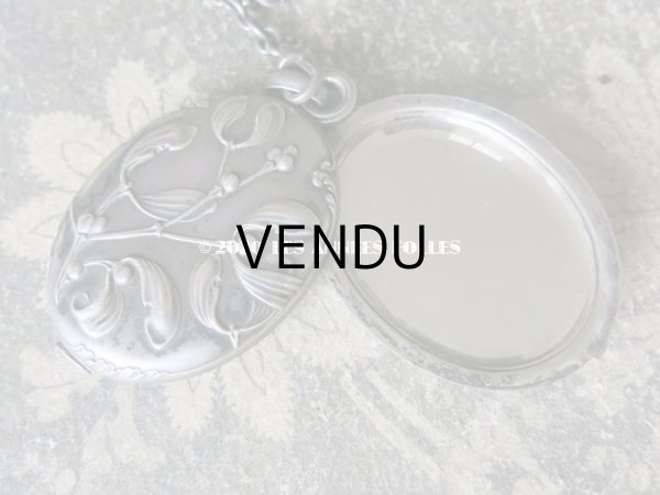 画像16: 1900年代 アンティーク シルバー製 シャトレーヌ ヤドリギ (16)