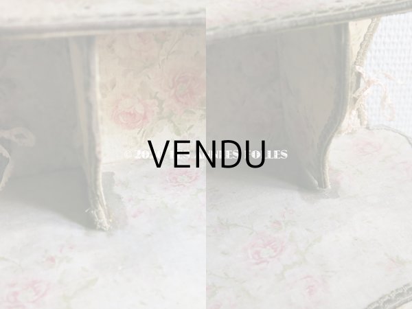 画像7: 【セール対象外】1900年代 アンティーク カルトナージュチェスト  薔薇模様 (7)