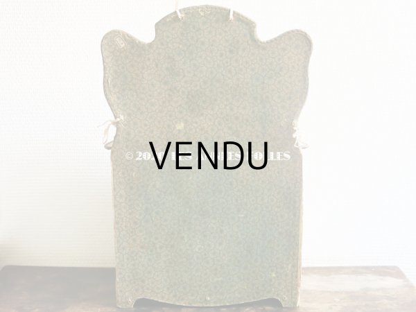 画像3: 【セール対象外】1900年代 アンティーク カルトナージュチェスト  薔薇模様 (3)