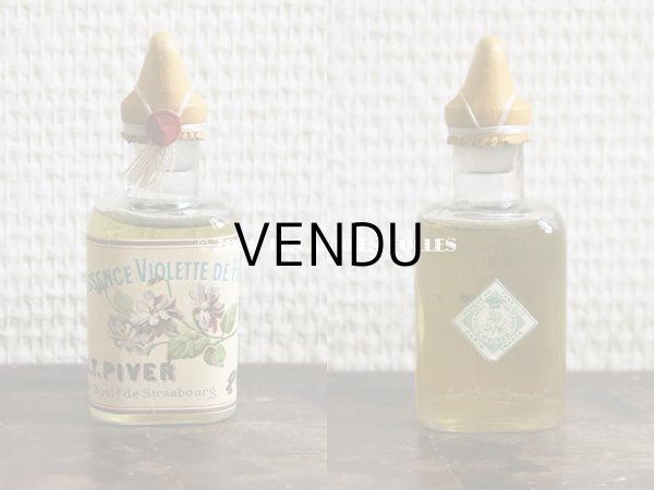 画像12: 1894年 アンティーク コフレ ボックス入り香水瓶 ＆ オードトワレの香水瓶 & パウダーボックス & 石鹸 VIOLETTES DE PARME - L.T.PIVER - (12)