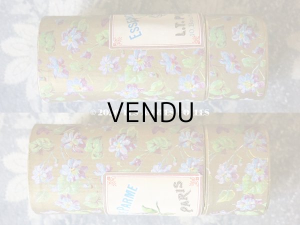 画像17: 1894年 アンティーク コフレ ボックス入り香水瓶 ＆ オードトワレの香水瓶 & パウダーボックス & 石鹸 VIOLETTES DE PARME - L.T.PIVER - (17)