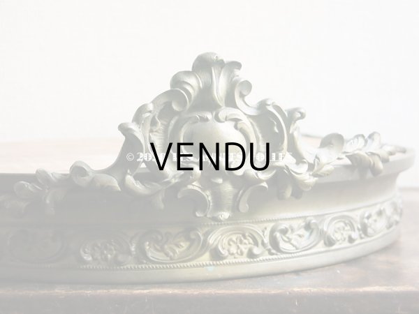 画像6: アンティーク 天蓋キャノピー ロカイユ装飾　46.1×39cm (6)