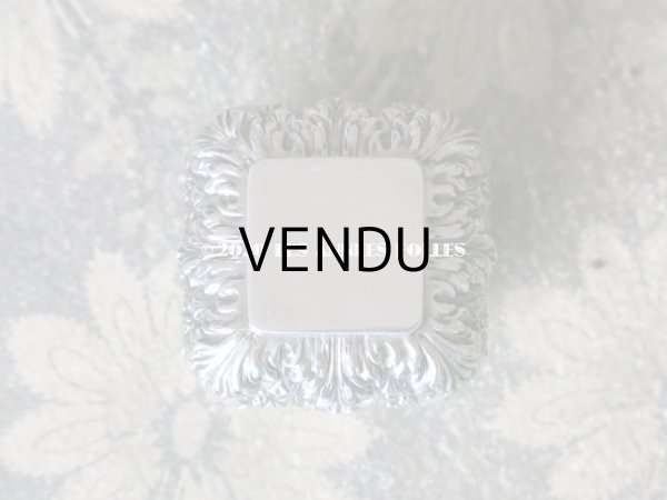 画像4: 1900年代　アンティーク シルバー製 パウダーケース 薔薇&リボンのガーランド (4)