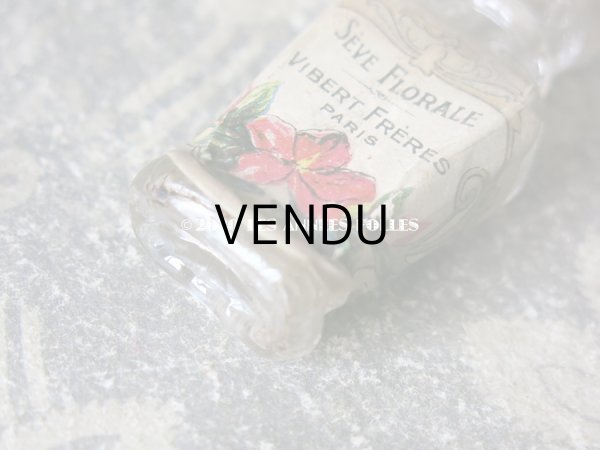 画像9: アンティーク 極小 ドール用サイズ パフュームボトル SEVE FLORALE  - VIBERT FRERES PARIS - (9)