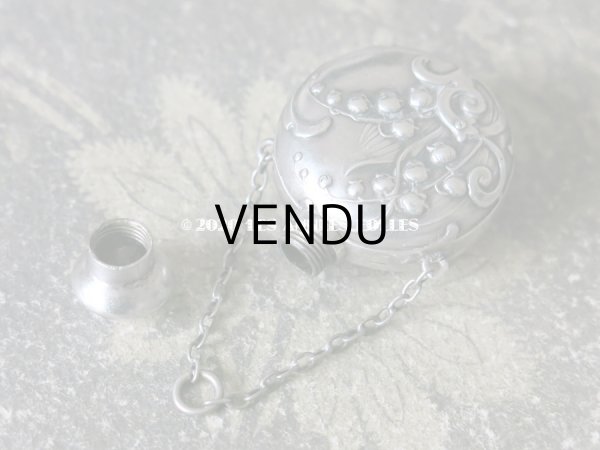 画像5: アンティーク シャトレーヌ用 シルバー製 鈴蘭の香水瓶 (5)