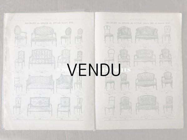 画像15: アンティーク ボンマルシェのカタログ　家具＆タペストリー＆デコレーション - AU BON MARCHE - (15)