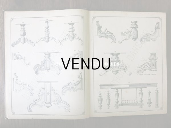 画像6: 1898年 アンティーク オーナメントのカタログ 198ページ - GENTHON & DANSARD - (6)