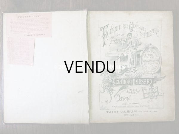 画像5: 1898年 アンティーク オーナメントのカタログ 198ページ - GENTHON & DANSARD - (5)